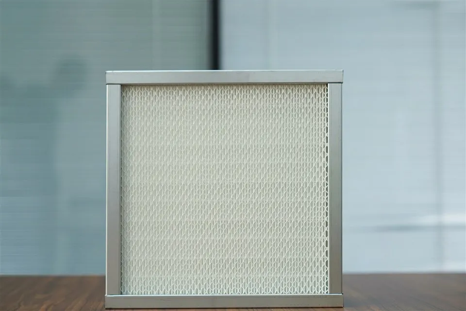 Tozsuz Oda HEPA Kıvrımlı Filtre Yüksek Sıcaklık Derin Kıvrımlı Tank HEPA Filtresi