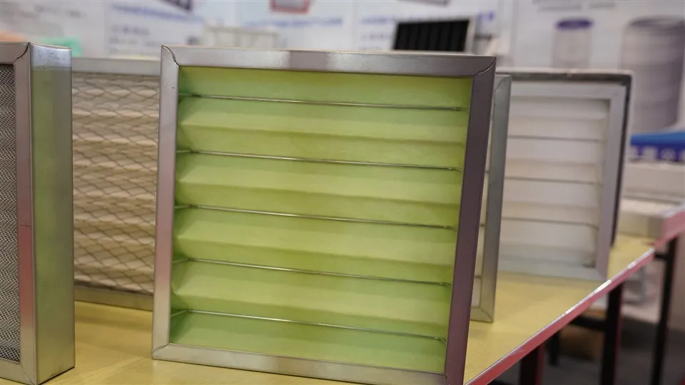 Katlanabilir Pileli Hava Filtresi Karton Çerçeve AC Fırın Hava Filtresi