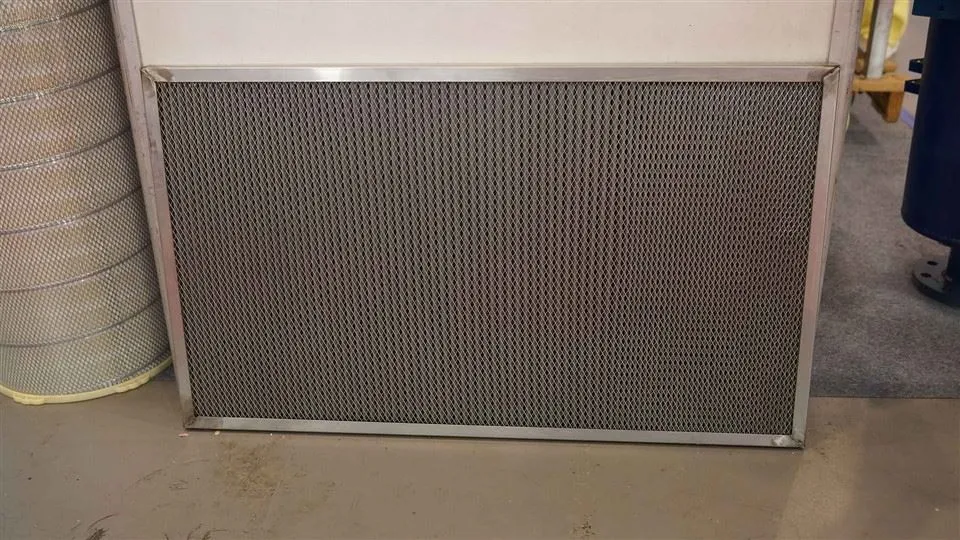 Fırın Ön Filtresi Paslanmaz Çelik Yıkanabilir Alüminyum Hasır Hava Filtresi