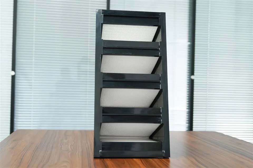 Temiz Oda İçin Büyük Hacimli Yüksek Verimli ABS Çerçeve W Tipi V Şekli Hava Filtresi