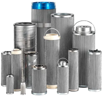 Paslanmaz Çelik Katlanır Yağ Filtresi Elemanı Makine Ekipmanları Yağ Filtresi İnşaat İçin Hidrolik