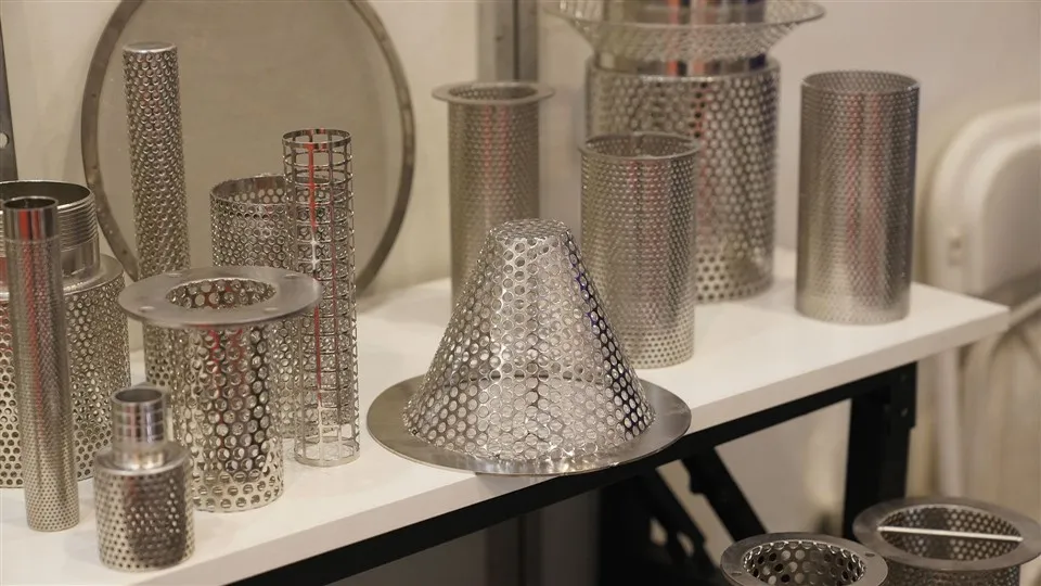 Paslanmaz Çelik Delikli Flanşlı Filtre Kartuşu